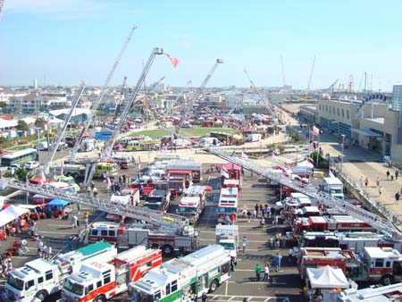 Aerial photo from last year's Expo display area.